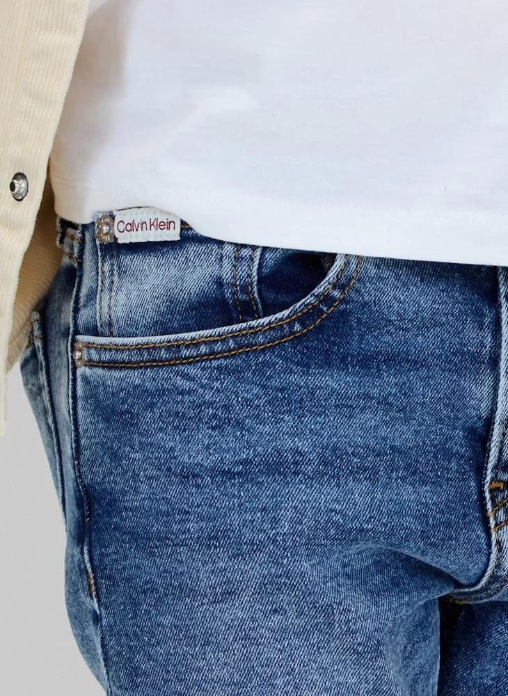 CALVIN KLEIN JEANS DAD WASHED BLUE CF