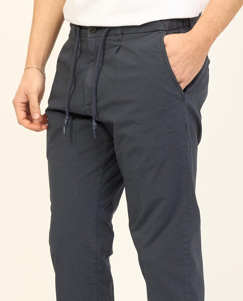 YES ZEE PANTALONE UOMO TIPO CHINOS CON COULISSE