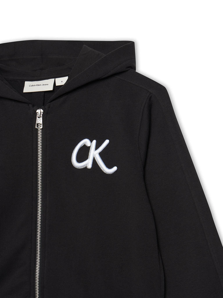 CALVIN KLEIN TERRY ZIP UP HOODIE