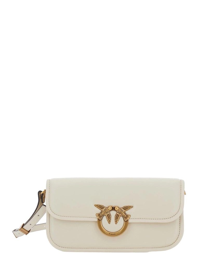 PINKO LOVE BOX HORIZONTAL NAPPA + VITELLO SETA