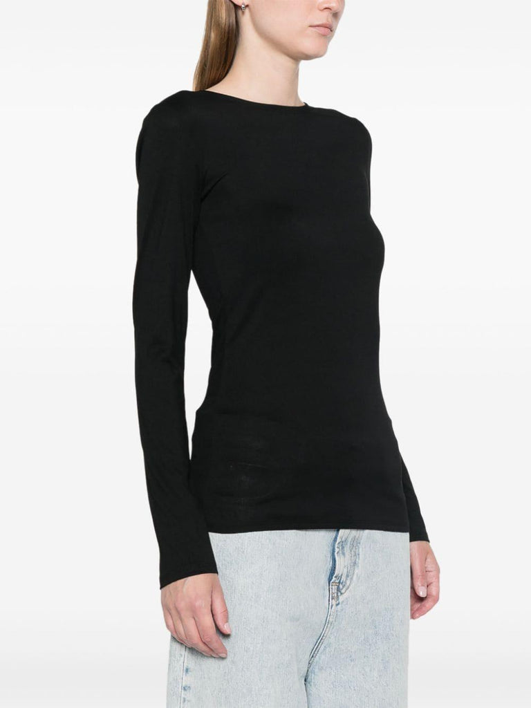 CALVIN KLEIN JERSEY C-NECK METAL