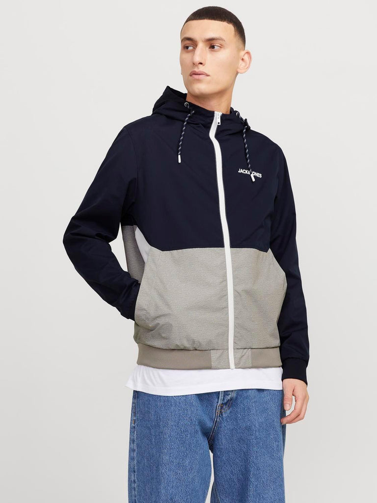 JACK AND JONES JJERUSH HOOD BOMBER NOOS