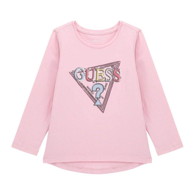 GUESS HIGH LOW LS T-SHIRT