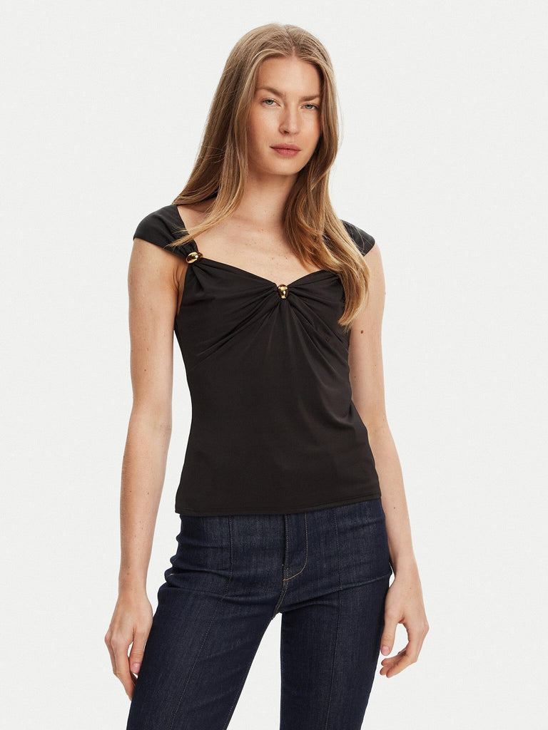 GUESS MARCIANO SELENA CAP SLEEVE TOP