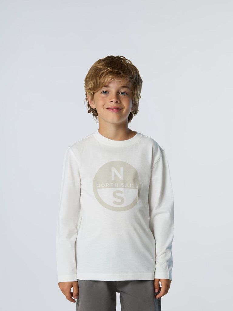 NORTH SAILS T SHIRT  LONG SLEEVE  W/GRAPHIC