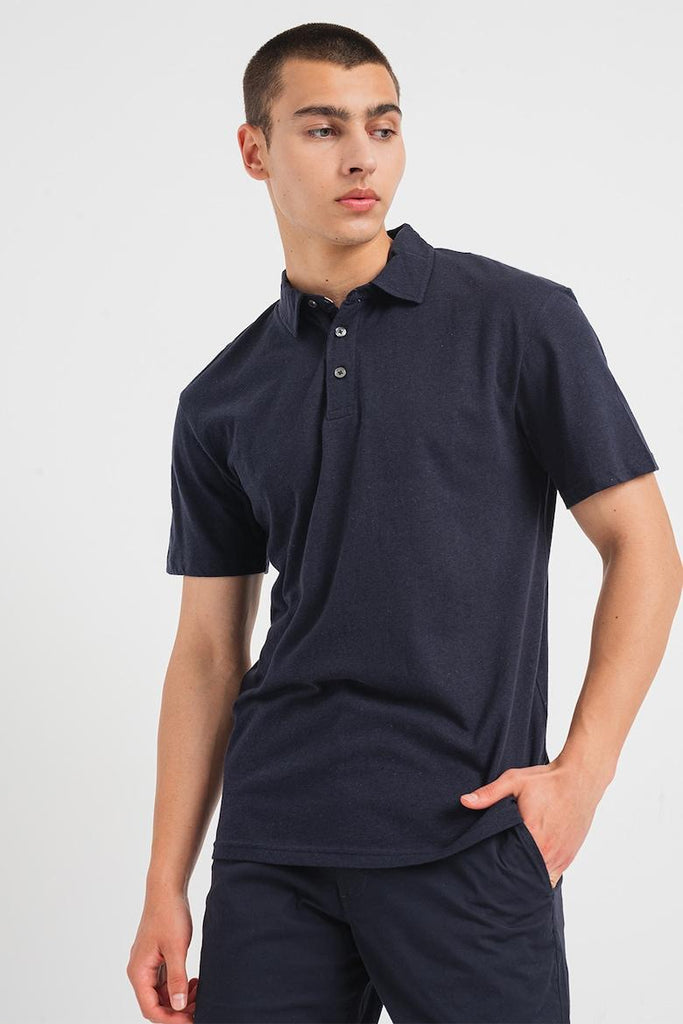JACK AND JONES JPRCC SOFT LINEN BLEND SS POLO