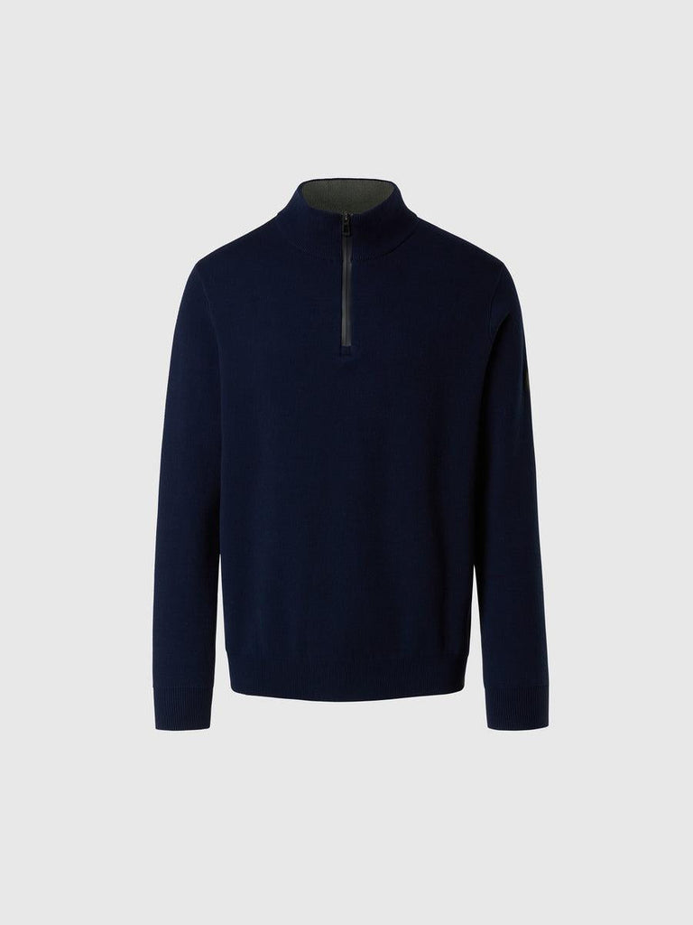 NORTH SAILS HALF ZIP 12GG KNITWEAR