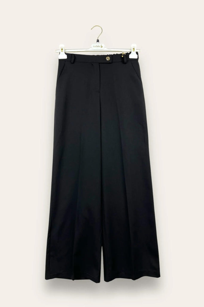 LOVEme Pantalone a palazzo, elastico retro vita
