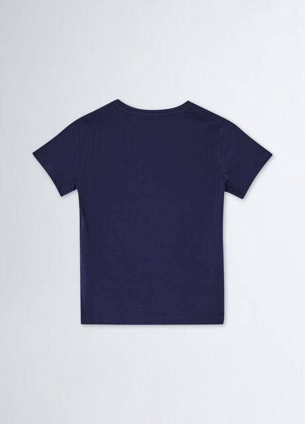 LIU JO T-SHIRT M/C REGULAR C/TASCHINO