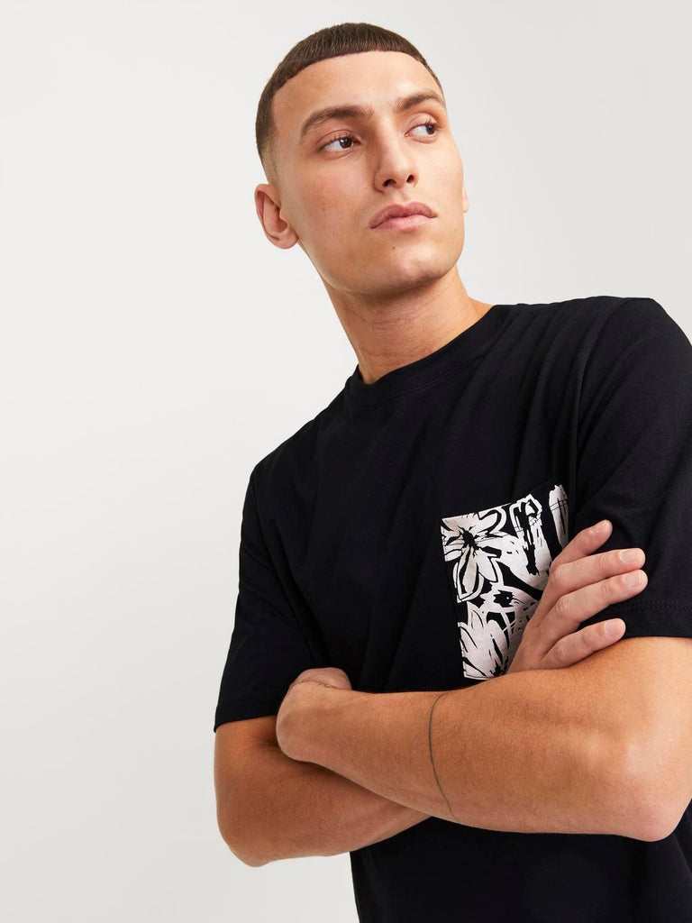 JACK AND JONES JORLAFAYETTE POCKET TEE SS CREW NECK