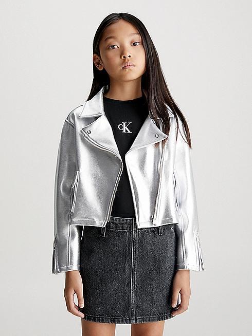 CALVIN KLEIN JEANS SILVER PERFECTO HWK JACKET
