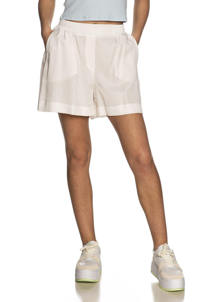 MARKUP SHORTS IN TENCEL CON ELASTICO