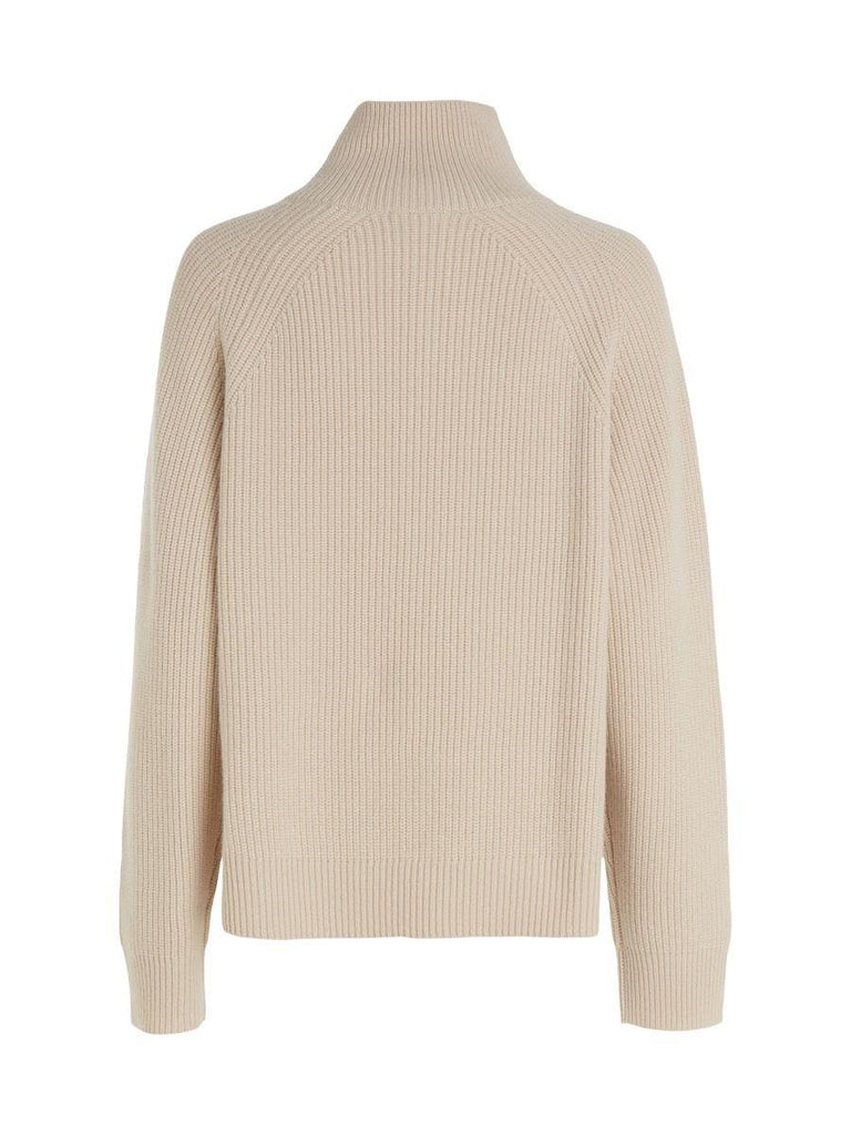 CALVIN KLEIN RECYCLED WOOL BUTTON