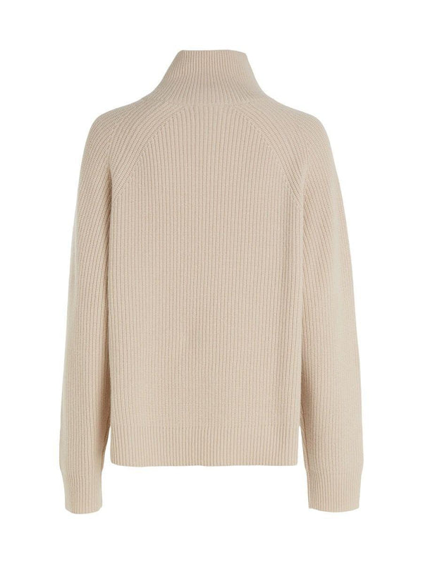 CALVIN KLEIN RECYCLED WOOL BUTTON