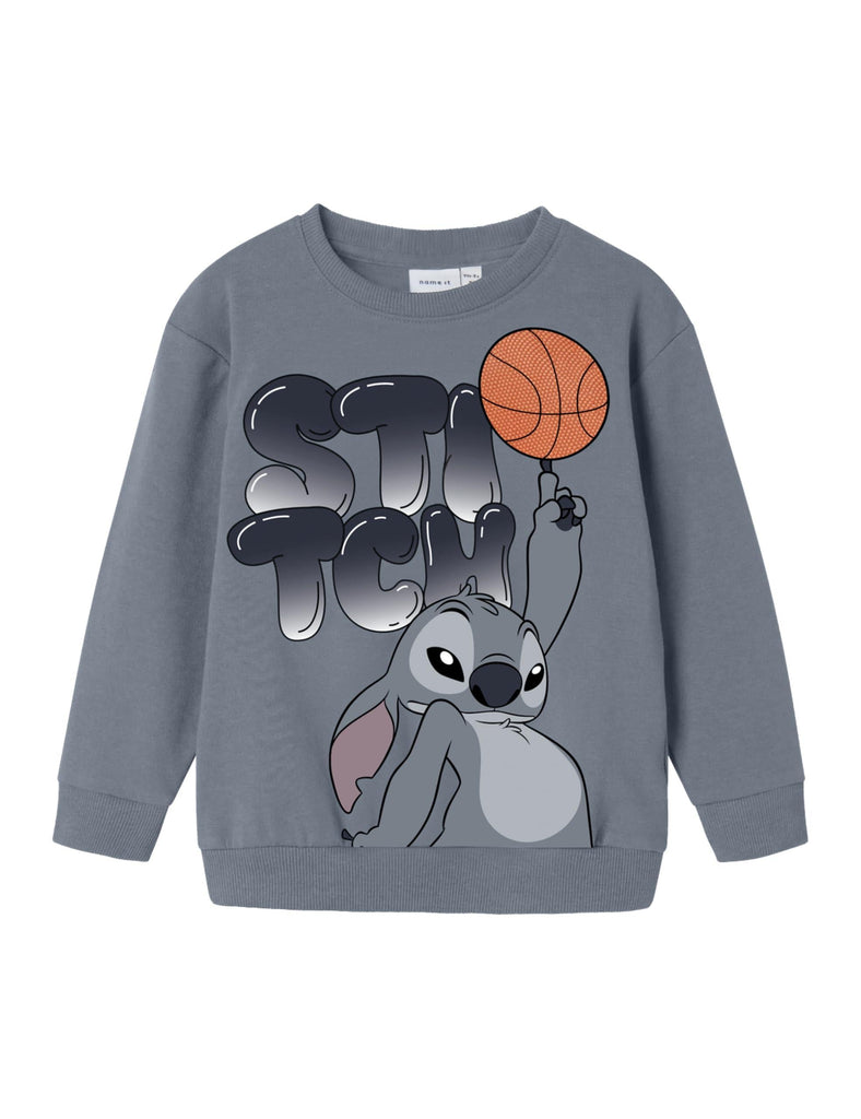 NAME.IT NMMANT STITCH NREG SWEAT BRU WDI