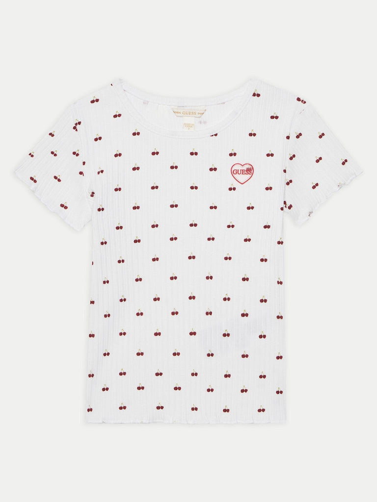 GUESS FANCY RIB SS T-SHIRT