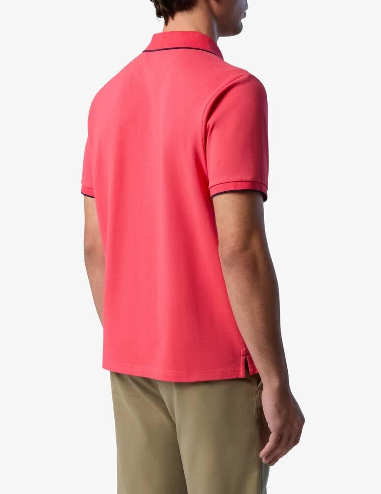 NORTH SAILS POLO SHORT SLEEVE COLLAR W/STRIPED IN CONTRAST