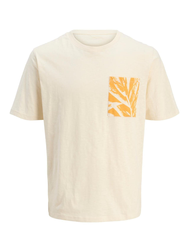 JACK AND JONES JORSPLIT AOP POCKET TEE SS CREW NECK