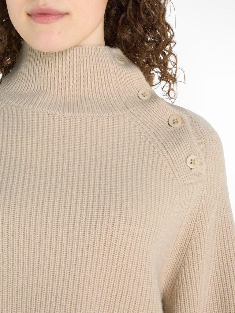 CALVIN KLEIN RECYCLED WOOL BUTTON