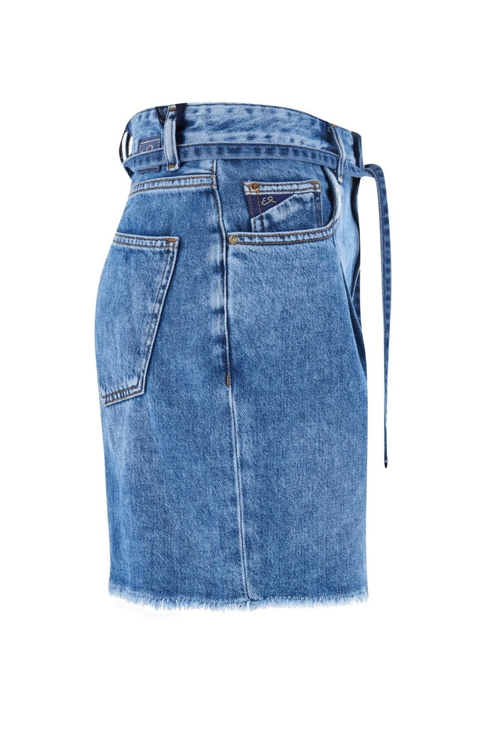 YES ZEE SHORTS JEANS DONNA 5 TASCHE CON PINCES