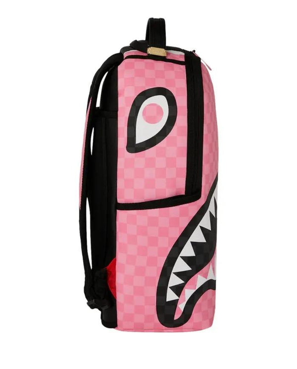 SPRAYGROUND PINK AND BLACK TEAR SIP BACKPACK