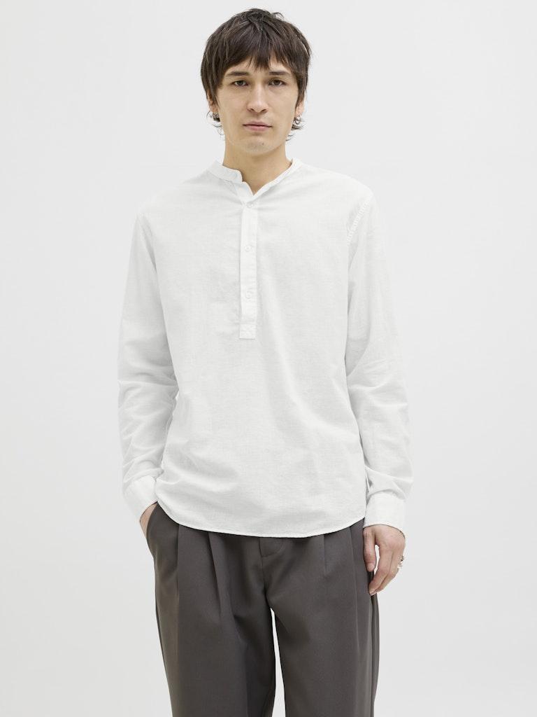 JACK AND JONES JJBREEZE HALF PLACKET SHIRT LS