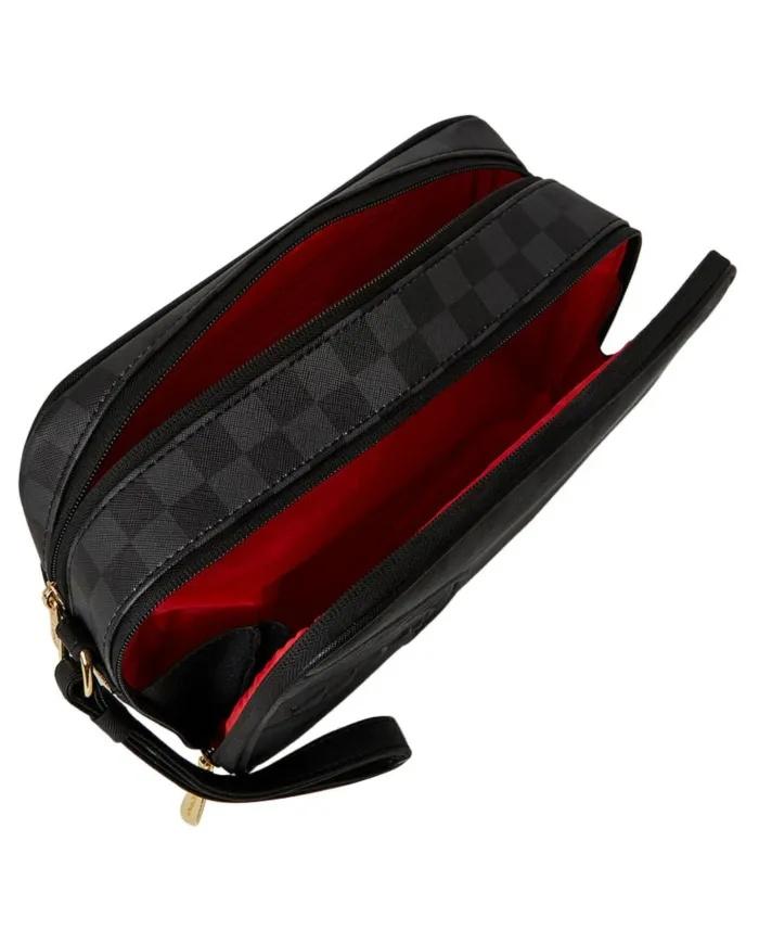 SPRAYGROUND SPRITZ BLACK TOILETRY BAG