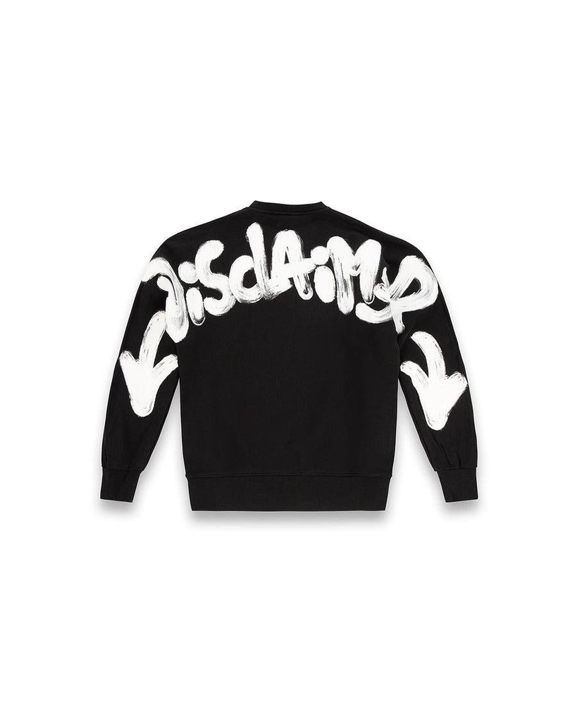 DISCLAIMER MAGLIA UOMO GIROCOLLO IN FELPA