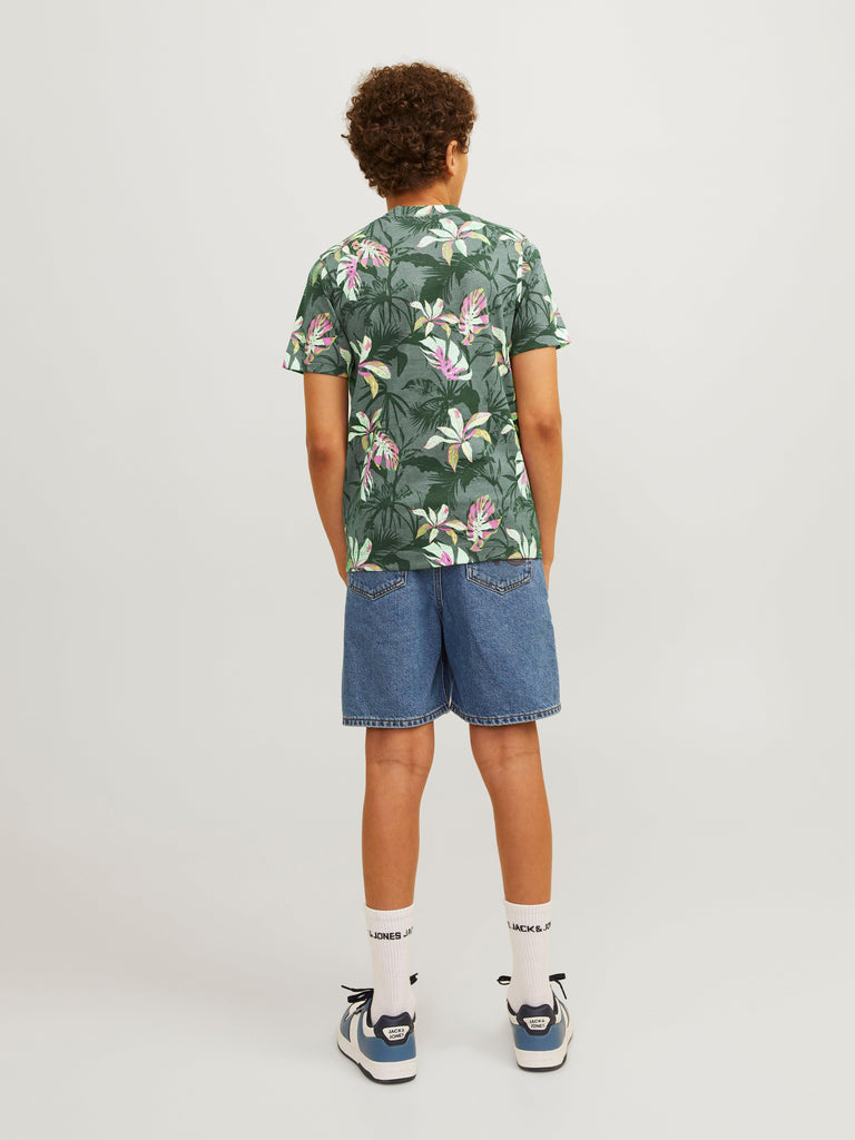 JACK JONES KIDS JORTAMPA AOP TEE SS CREW NECK JNR