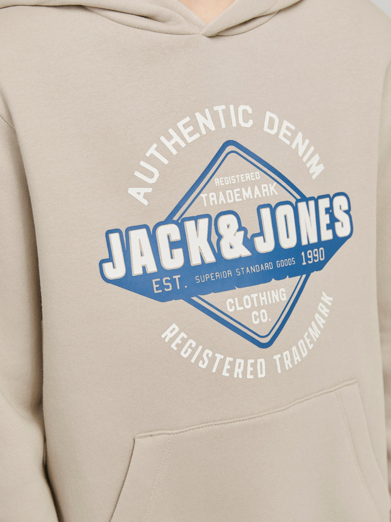 JACK JONES KIDS JJELOGO SWEAT HOOD 2 COL 24/25 NOOS JNR