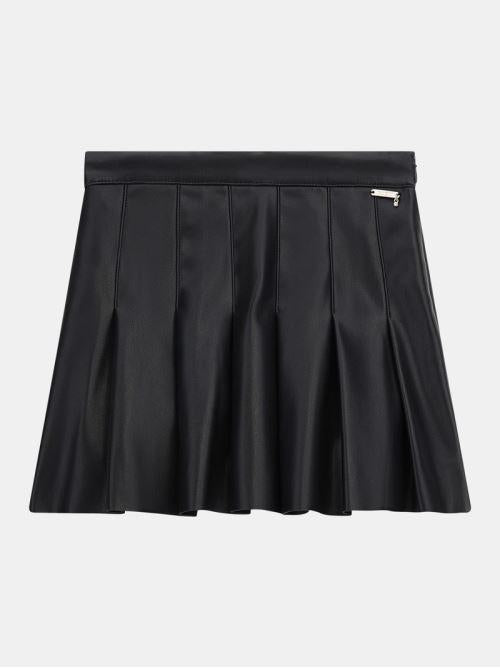 GUESS PU LEATHER PLEATED SKIRT