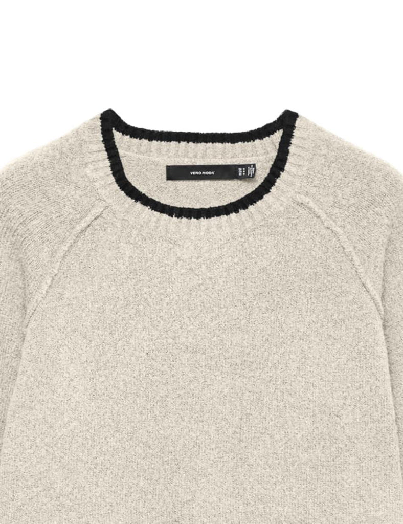 VERO MODA VMAQUARIUS LS O-NECK RAGLAN PULLOVER BF