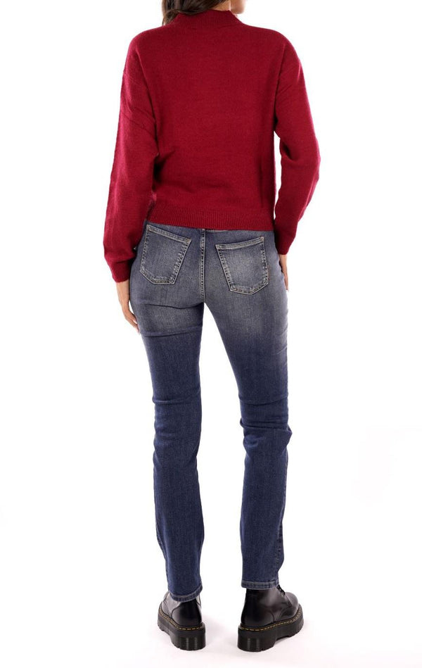 YES ZEE MAGLIA DONNA LUPETTO CROPPED