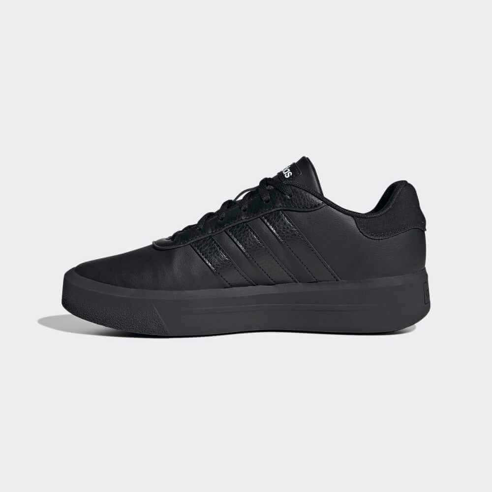 ADIDAS COURT PLATFORM      CBLACK/CBLACK/FTWWHT