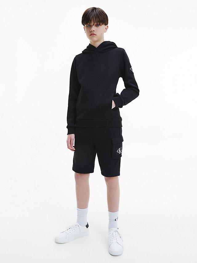CALVIN KLEIN JEANS BADGE RIB HOODIE