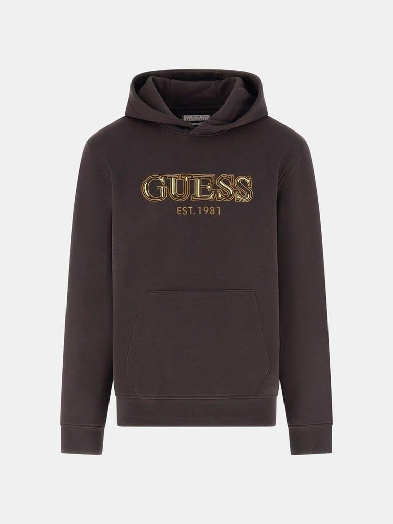 GUESS HOODED BASIC SWEATSHIRT