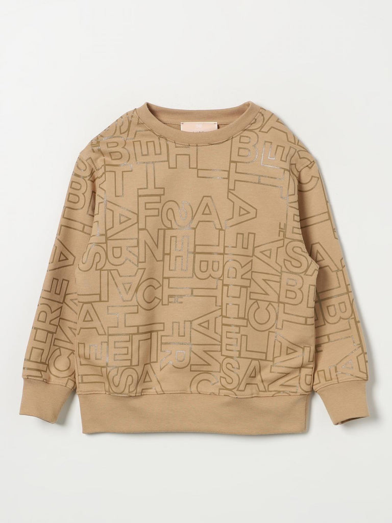 ELISABETTA FRANCHI La Mia Bambina FELPA OVER STAMPA ALL OVER