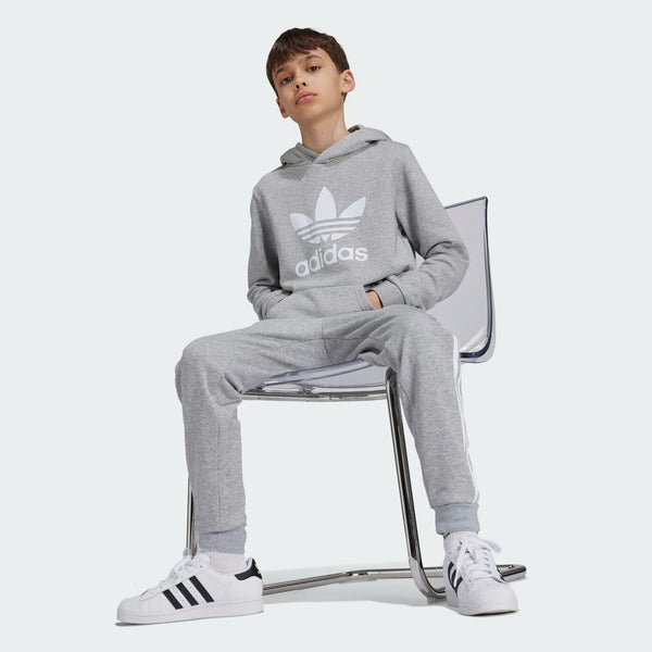 ADIDAS ORIGINALS TREFOIL HOODIE      MGREYH
