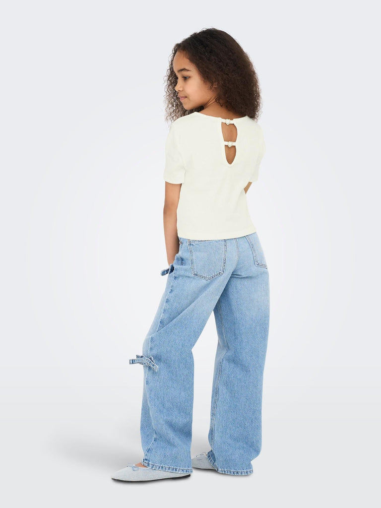 ONLY KIDS KOGRENE LIFE S/S OPEN BACK TOP JRS