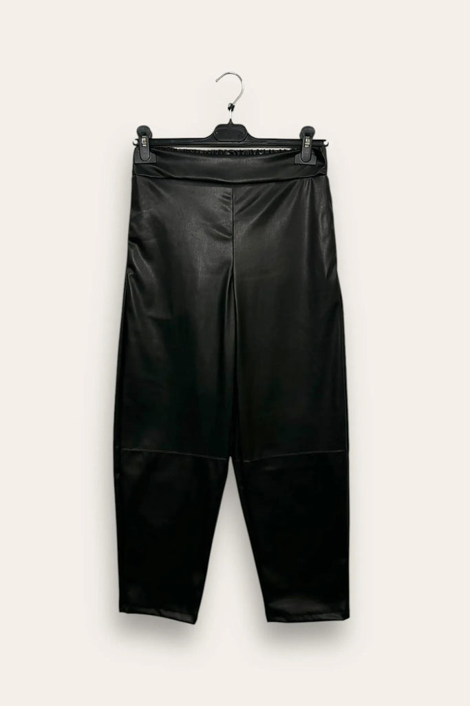 LOVEme Pantalone in ecopelle a carota