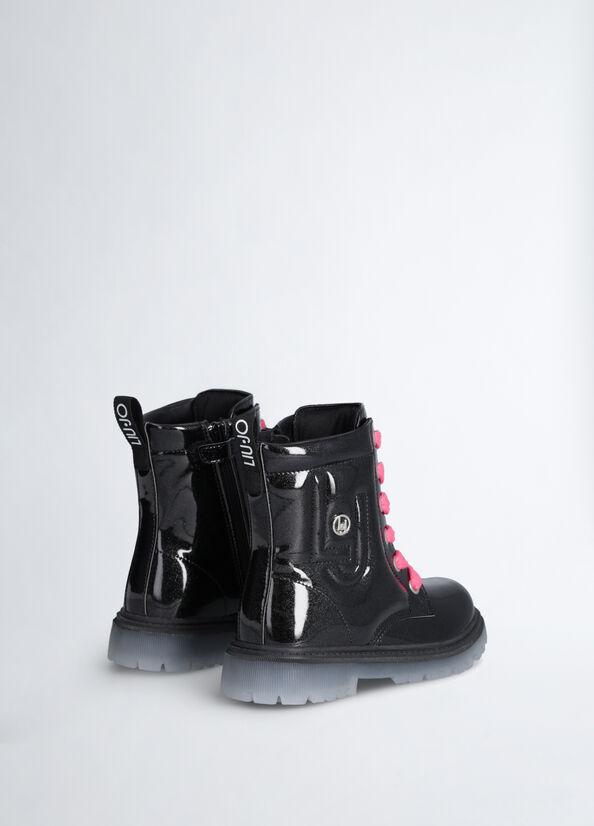 LIU JO KENDY 618 - BIKER GLITTER PATENT