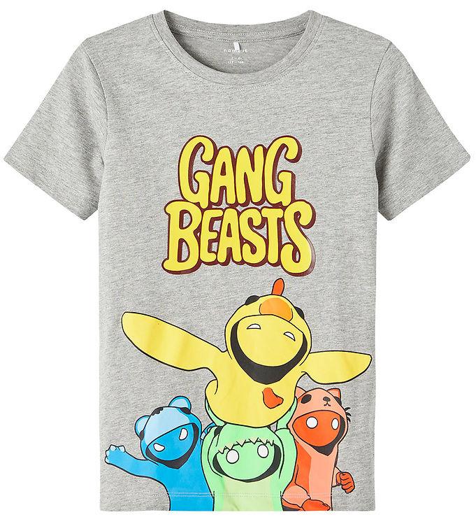 NAME.IT NKMMAHAN GANGBEASTS SS TOP BOX BFU