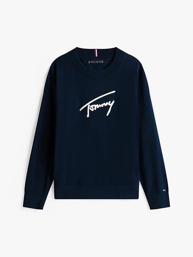 TOMMY HILFIGER VARSITY GRAPHIC SWEATER
