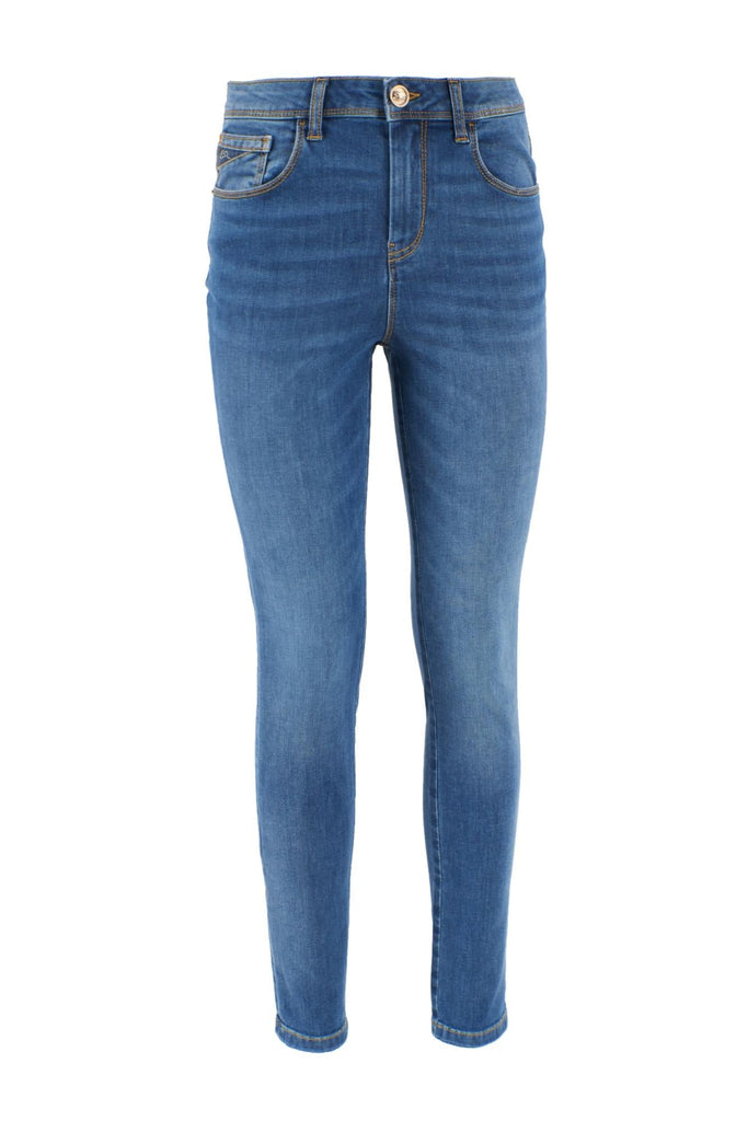 YES ZEE JEANS DONNA TIPO 5 TASCHE, SLIM