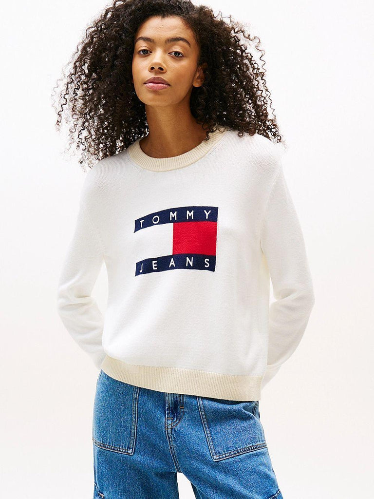 TOMMY JEANS TJW CLRBLCKFLAG SWEA