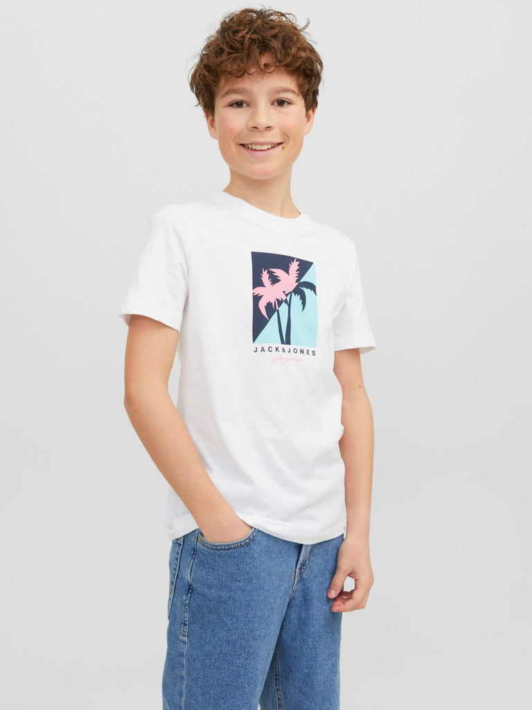 JACK JONES KIDS JORTULUM LOGO TEE SS CREW NECK JNR