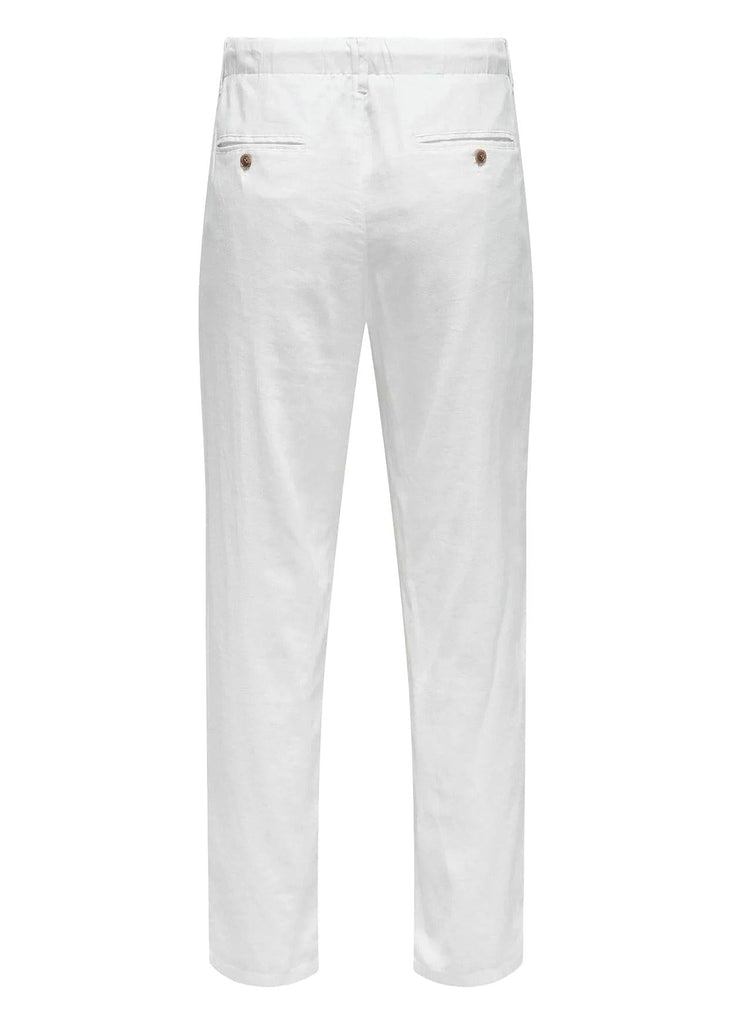 ONLY&SONS ONSLEO CROP LINEN MIX 0048 PANT
