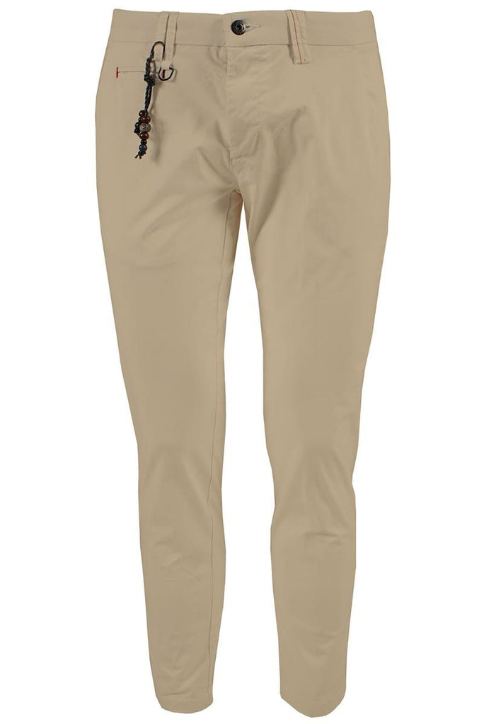 YES ZEE PANTALONE UOMO TIPO CHINOS CON PINCES