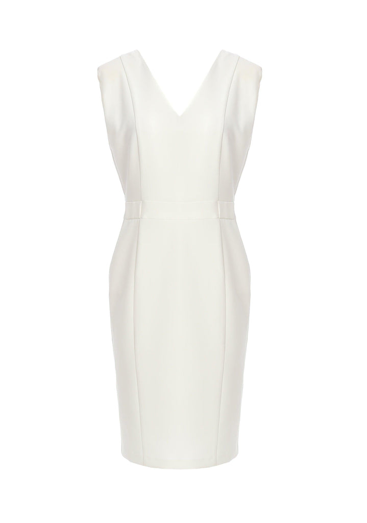 FRACOMINA MINI DRESS WHITE