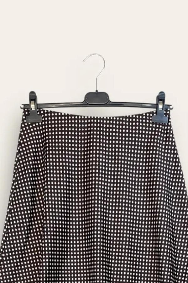 LOVEme Gonna midi a pois con elastico in vita